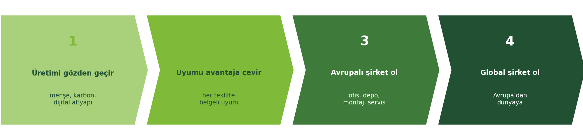 Dört adımda dönüşüm: üretimden global şirkete.